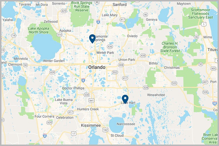 The Klein Company Apartment Community Map