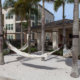 Hammocks by the pool at Dwell Nona Place, FL apartments